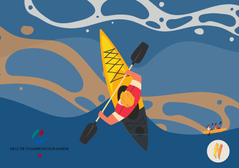 Sortie nettoyage de la marne en canoe